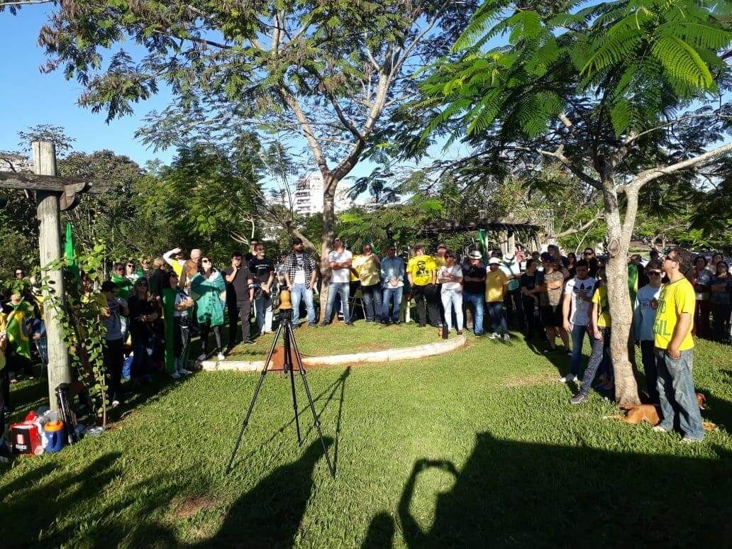 Ato Manifesta Apoio Ao Governo Federal No Parque Dos Dick Grupo A Hora