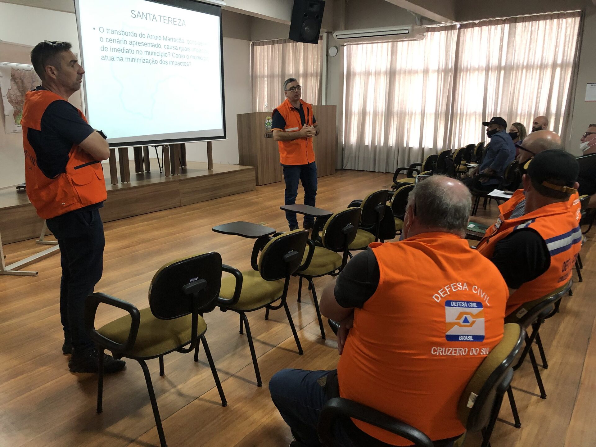 Simulado sobre enchentes reúne equipes da Defesa Civil Grupo A Hora