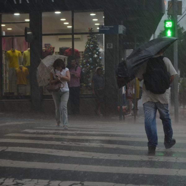 Previsão alerta ao risco de temporais