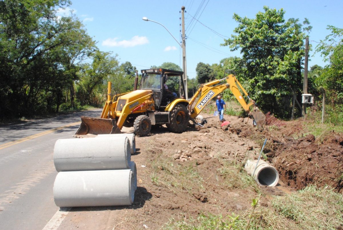 Município instala 489 metros de rede pluvial