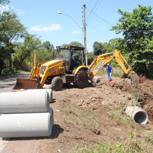 Município instala 489 metros de rede pluvial