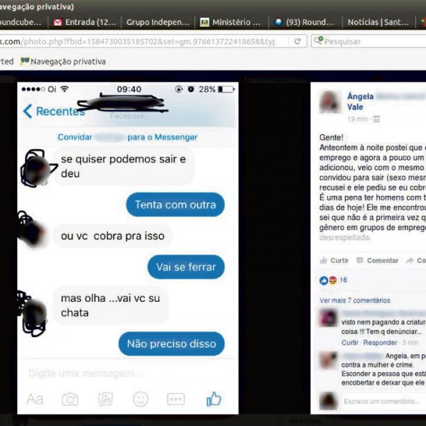 Busca por emprego resulta assédio sexual no Facebook