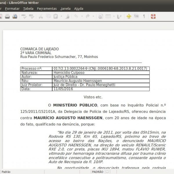 Decisão judicial sobre morte  abala amigos e familiares