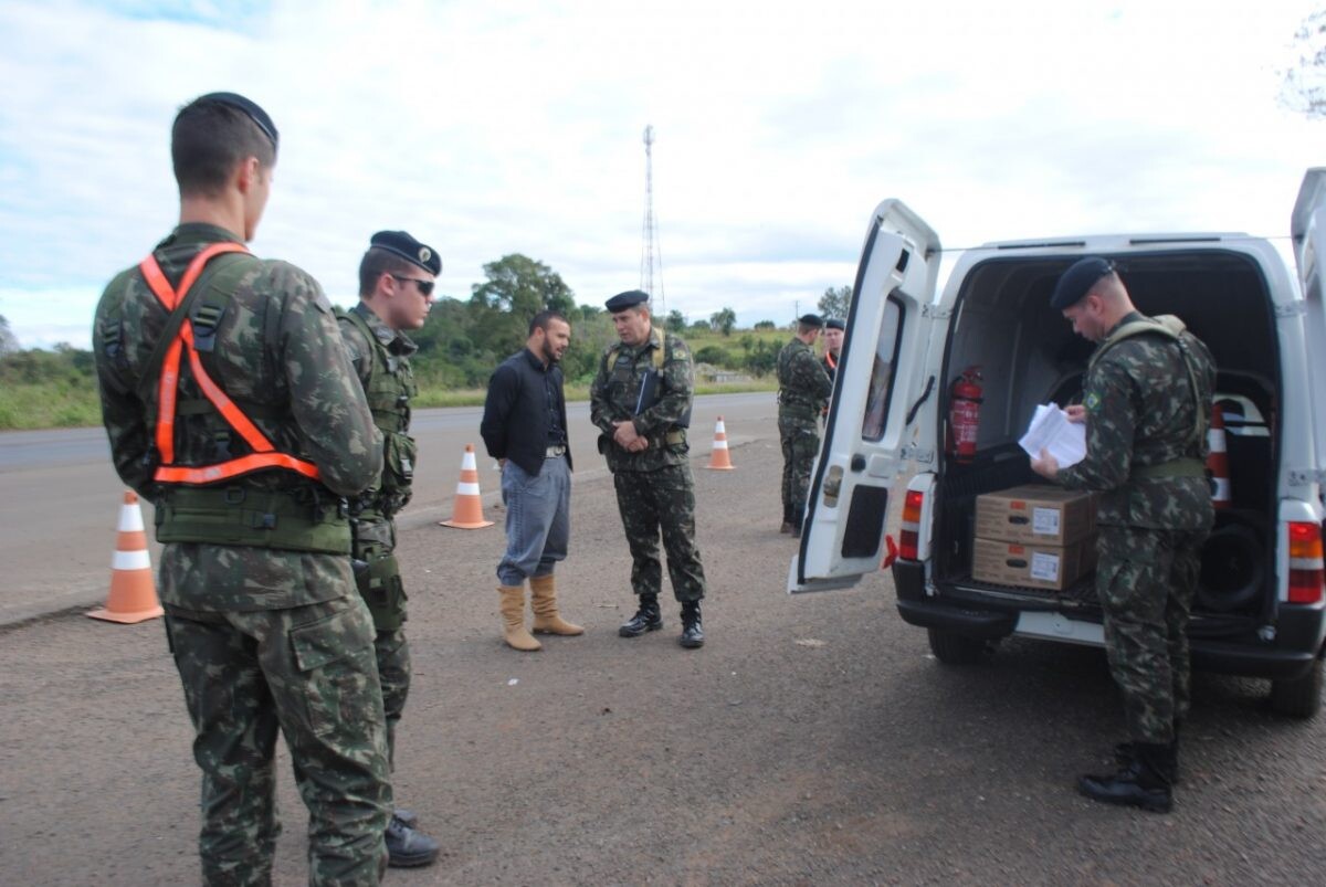 Exército reforça fiscalização de explosivos