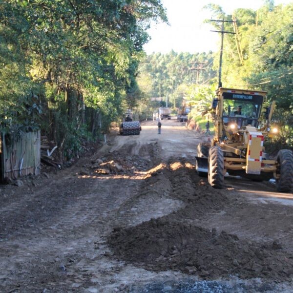 Empresa inicia  pavimentação da rua General Osório