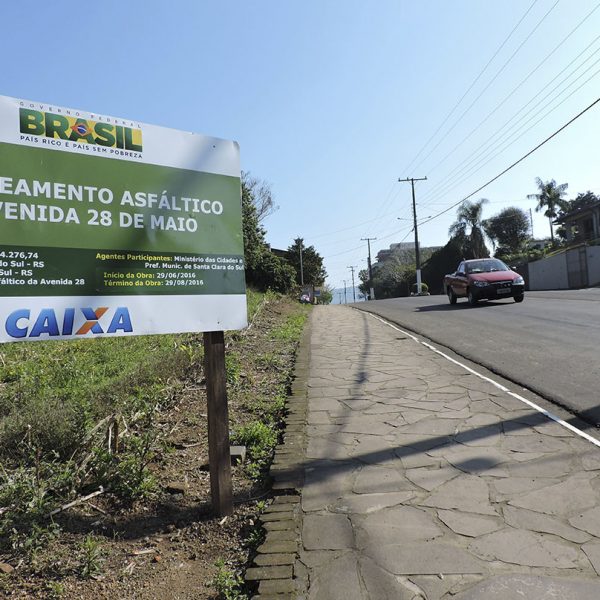 Município asfaltará toda a av. 28 de Maio