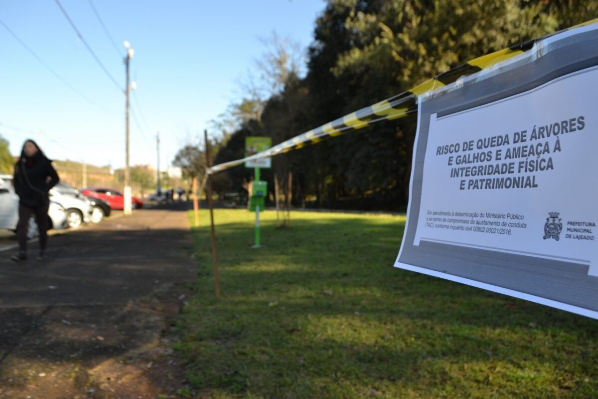Risco de queda obriga interdição parcial