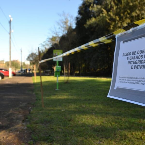 Risco de queda obriga interdição parcial