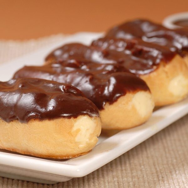Bomba de chocolate: leveza e crocância