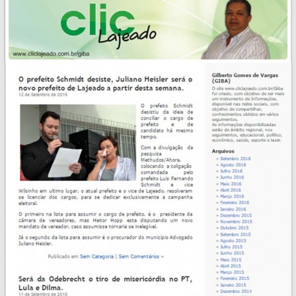 Justiça Eleitoral manda suspender conteúdo de blog