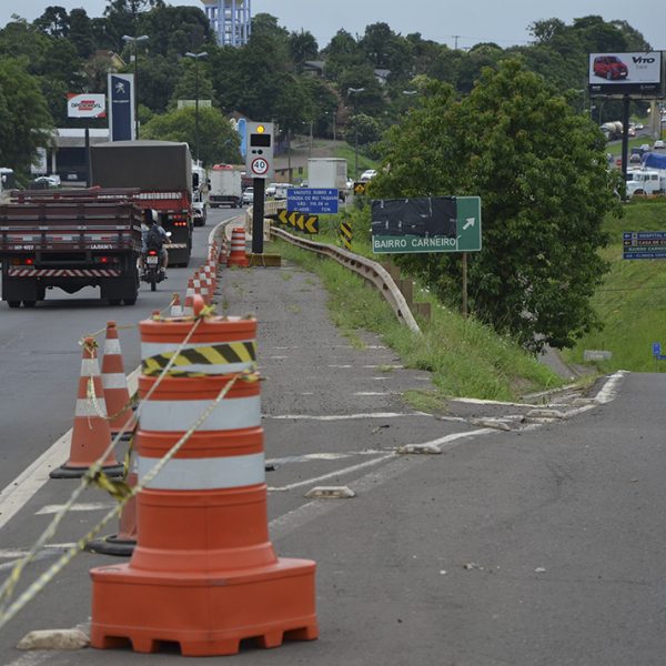 Tráfego sobre viaduto  da BR será bloqueado