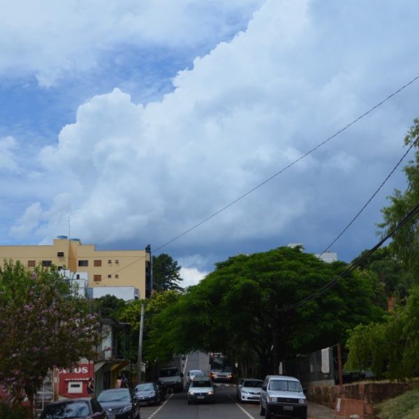 Previsão aponta para o risco de temporal