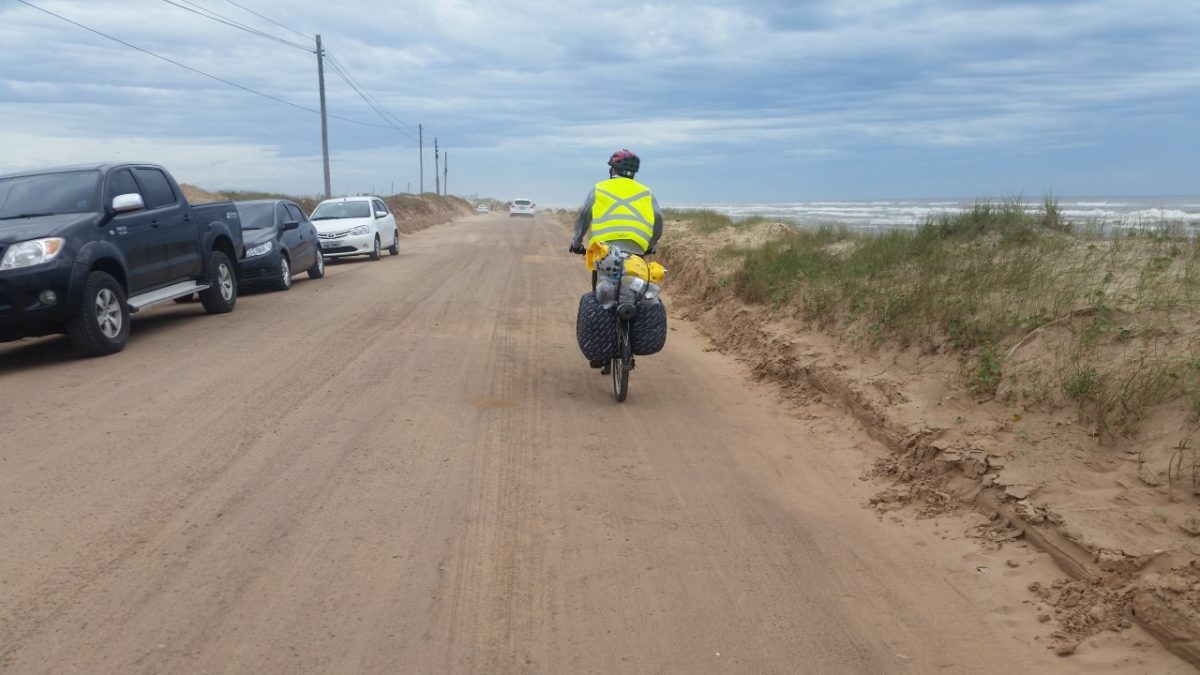 De bicicleta ao litoral