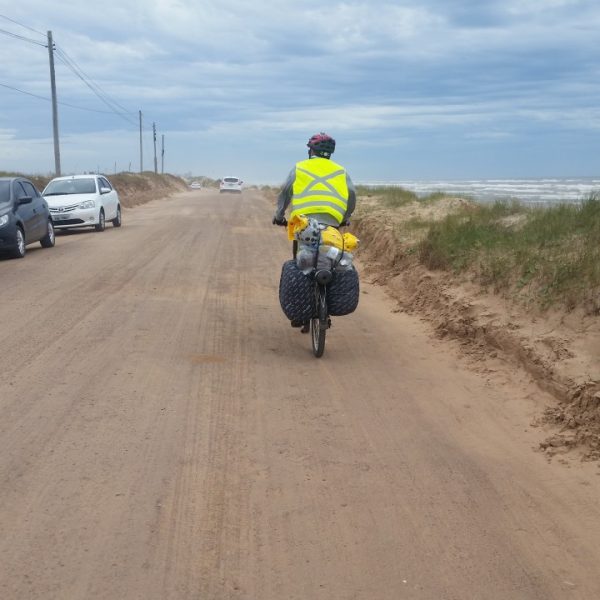 De bicicleta ao litoral