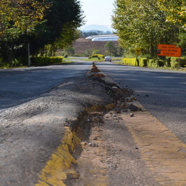 Precariedade da ERS-128 gera riscos de acidentes