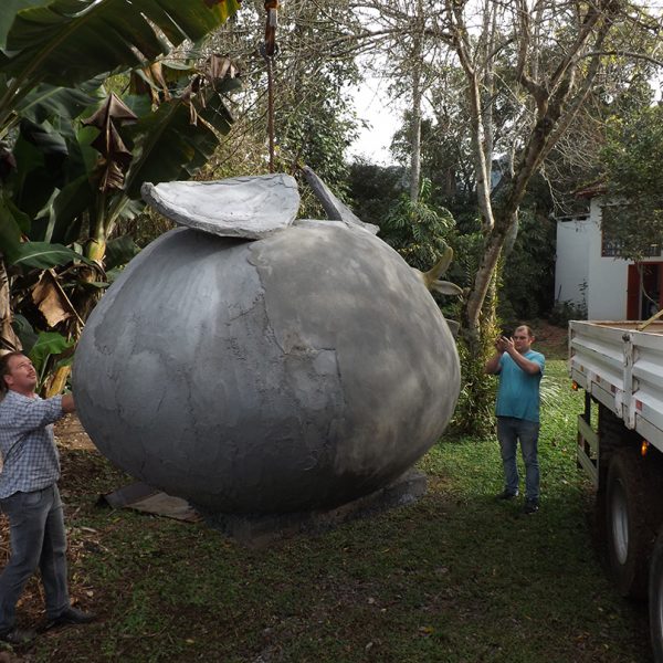 Distrito de Bela Vista do Fão  recebe monumento à bergamota