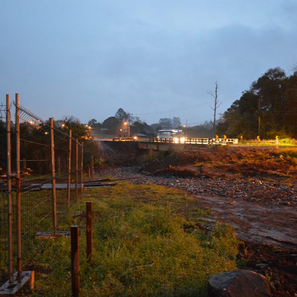 Empresa inicia ampliação da ponte do Saraquá