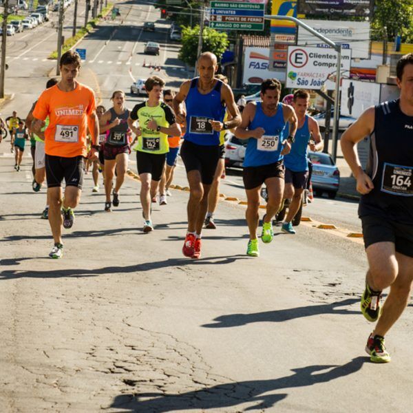 Correr e caminhar pelo coração