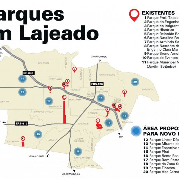 Plano Diretor prevê nove parques em oito bairros