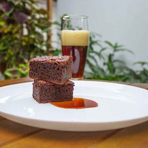 Brownie de cerveja Porter