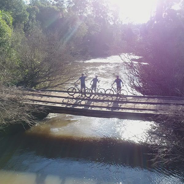 Paisagens de Teutônia recebem ciclistas