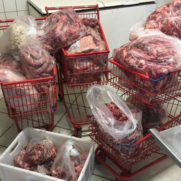 MP apreende 600 quilos de carnes impróprias para consumo