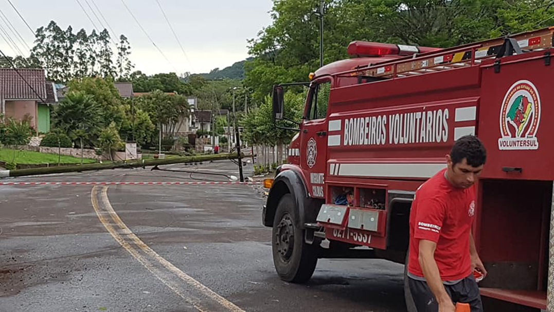 Bombeiros voluntários em risco