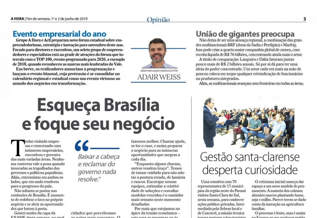 Esqueça Brasília e foque seu negócio