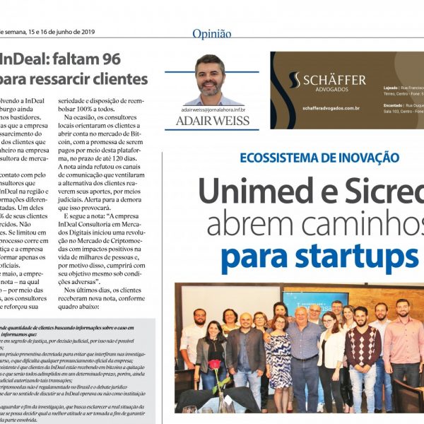 Unimed e Sicredi abrem caminhos para startups
