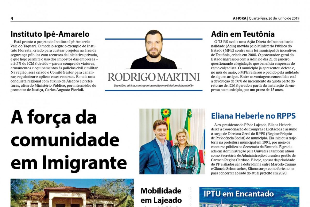 A força da comunidade em Imigrante