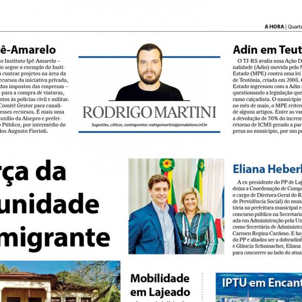 A força da comunidade em Imigrante