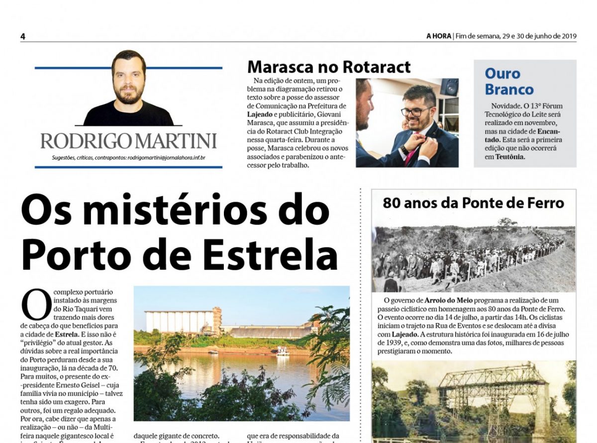 Os mistérios do Porto de Estrela