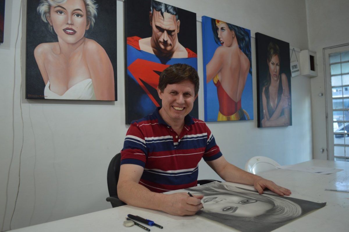 “O desenho é uma terapia”