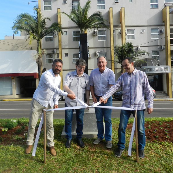 Monumento em Lajeado marca a presença maçom