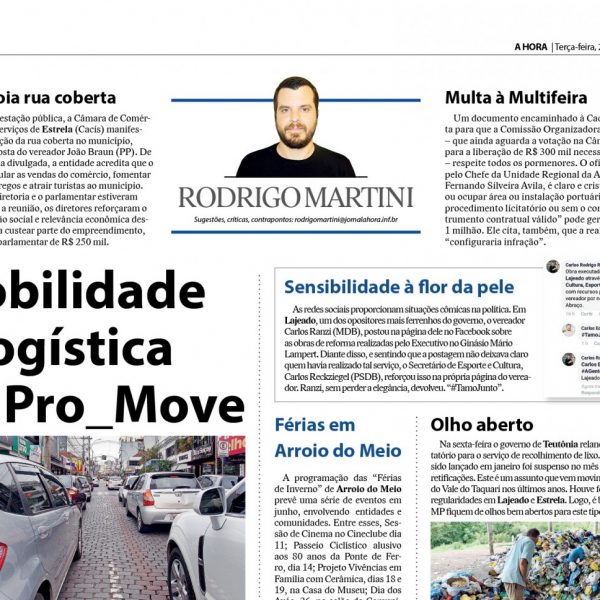 Rodrigo Martini: Mobilidade  e logística no Pro_Move