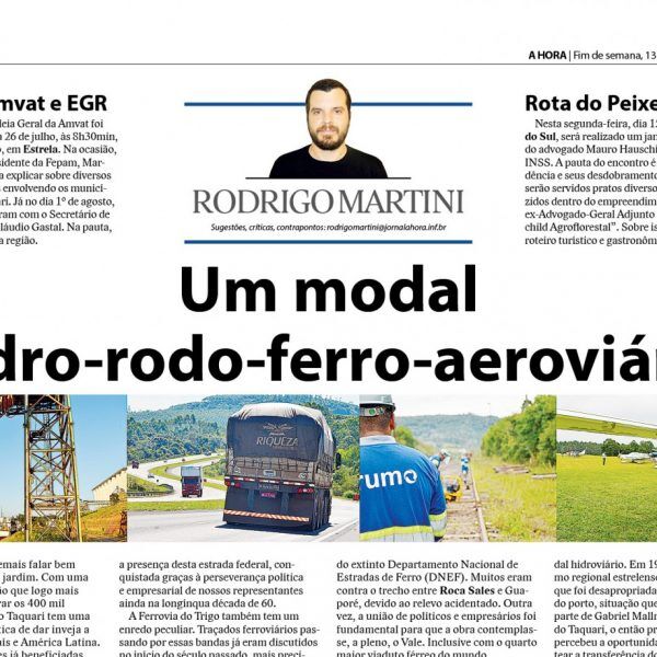 Um modal hidro-rodo-ferro-aeroviário