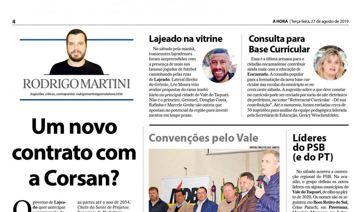 Um novo contrato com a Corsan?