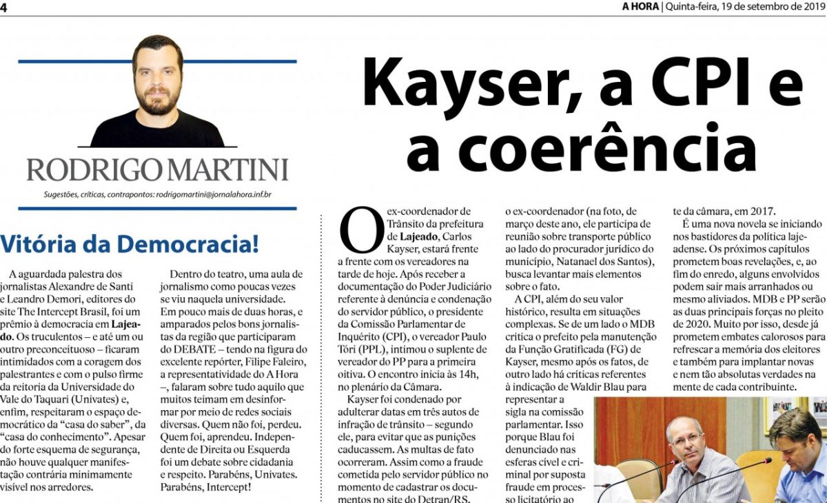 Kayser, a CPI e a coerência