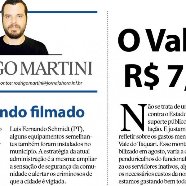 O Vale custa mais de R$ 7,8 mi ao Estado