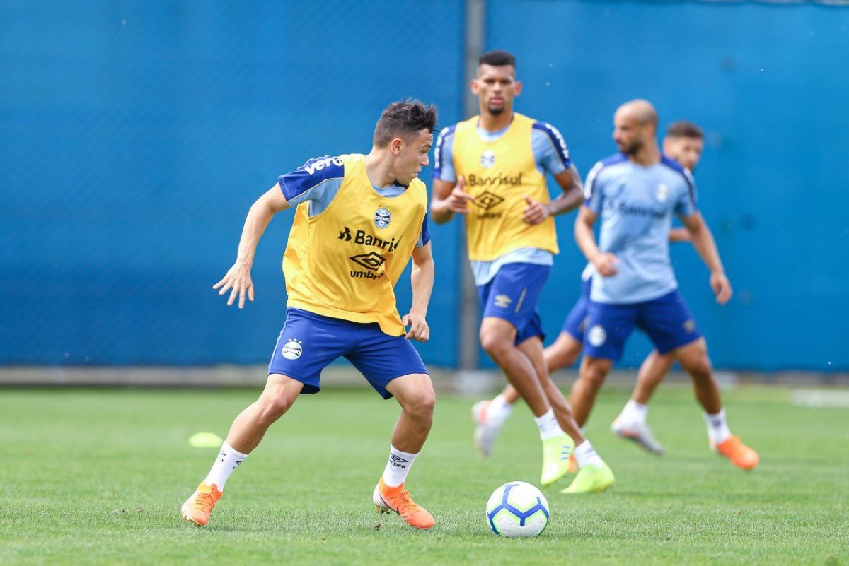 Grêmio: treino antes de viajar ao Rio de Janeiro