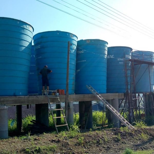Administração municipal instala mais três reservatórios d'água em Conventos