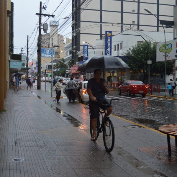 Terça-feira de chuva e tempo quente