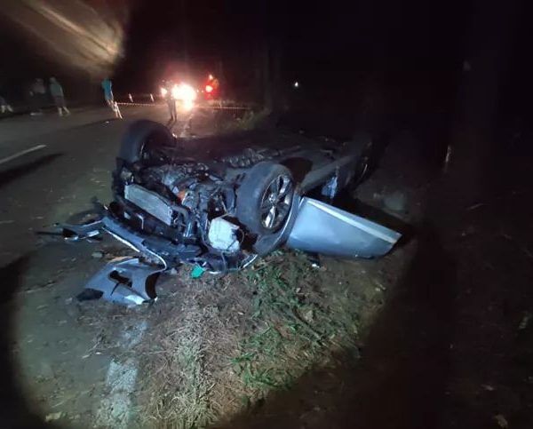 Homem morre após capotar veículo em Vespasiano Corrêa
