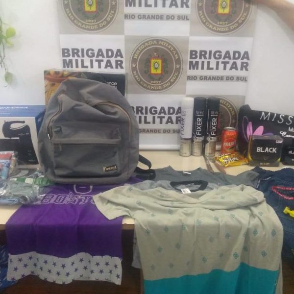 Dupla é presa após realizar furtos em estabelecimentos comerciais