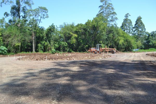 Avançam obras de prolongamento da rua Capitão Leopoldo Heineck