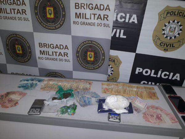Draco, BM e PC prendem traficante em Bom Retiro do Sul