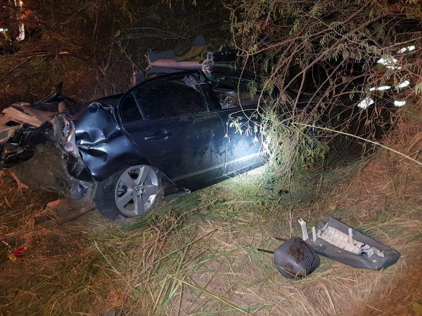 PRF atende acidente com três pessoas gravemente feridas em Nova Santa Rita