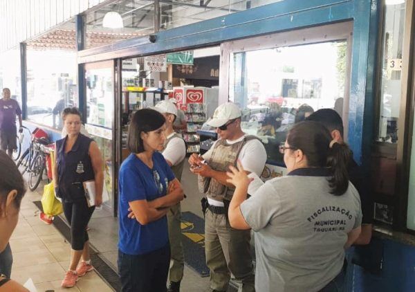 Brigada Militar interdita Supermercado em Taquari