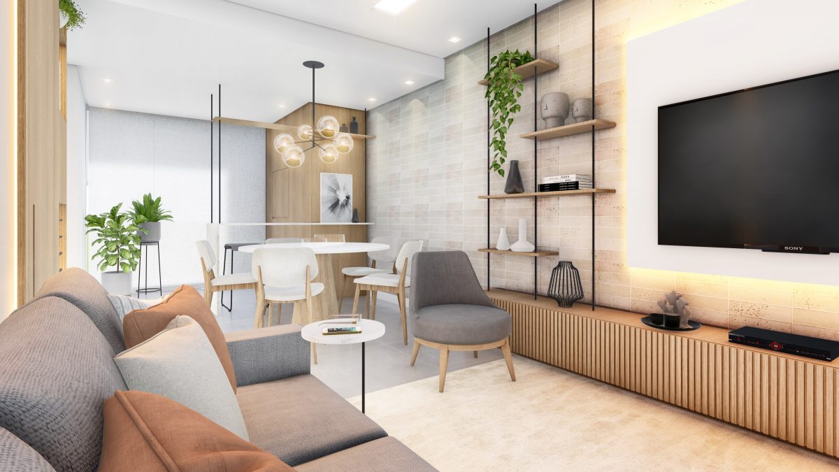 Apartamento une conforto e modernidade