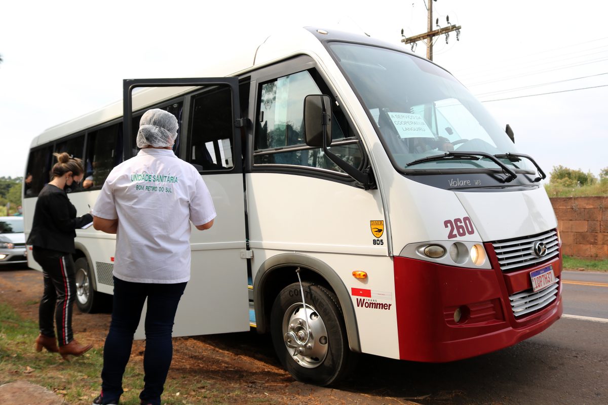 Bom Retiro do Sul vistoria veículos de transporte coletivo